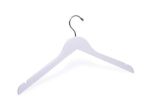 SUNFINE HANGER-Adult White Top Wooden Hanger