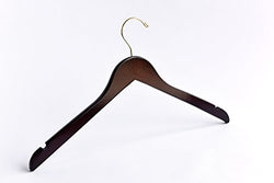 SUNFINE HANGER-Adult White Top Wooden Hanger