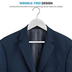 SUNFINE HANGER---High-Grade Wooden Shirt Hangers 20 Pack with Non Slip Pants Bar - Smooth Finish Solid Wood Coat Hanger with 360° Swivel Hook and Precisely Cut Notches for Camisole, Jacket, Pant, Dress Clothes Hangers