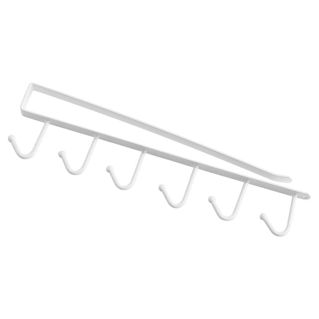 Kitchen Storage Rack Wardrobe Hook Door Hanger Clothes Hanging Rack Holder Kitchen Organizer Closet Shelf Wall Hanger Coat Rack