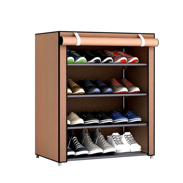 Multilayer Shoe Cabinet Dustproof Shoes Storage Closet Hallway Space-saving Shoerack Organizer Holder Home Furniture Shoe Rack