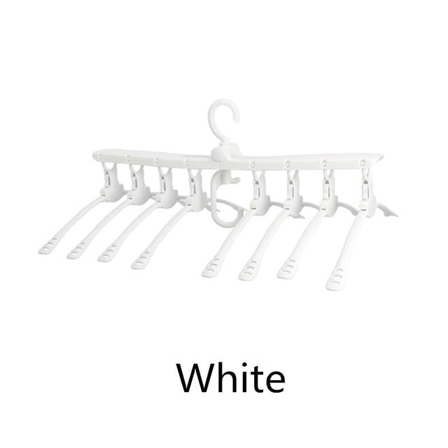 Multi-functional 5 in 1 Trouser Storage Rack Adjustable Pants Tie Storage Shelf Closet Organizer Stainless Steel Clothes Hanger